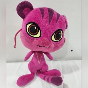 Miraculous Ladybug Roarr Plush Kwami Strap Purple Spirit Halloween 10" Preowned